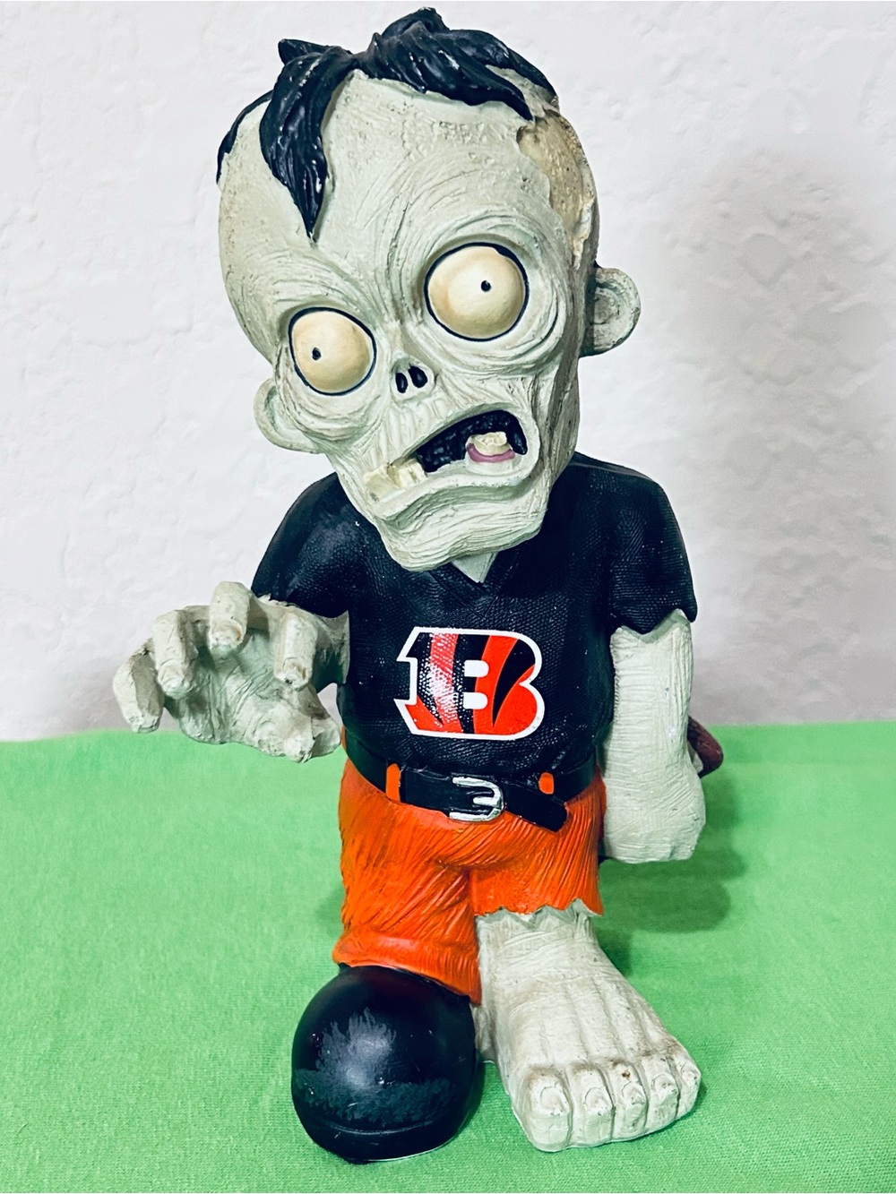 Cincinnati Bengals Halloween Zombie figurine 8”